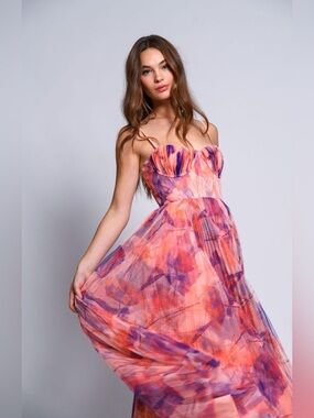 Hutch Amara Tulle Dress Scuba materials